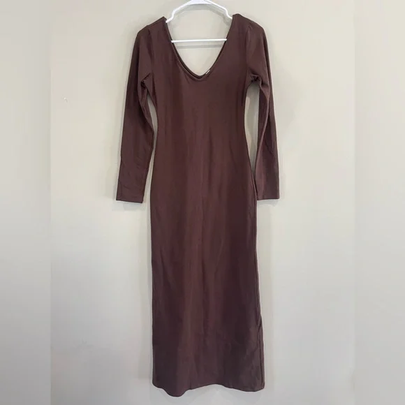 pale pink knitted dress L'AGENCE Sydney Knit Dress In Lilas